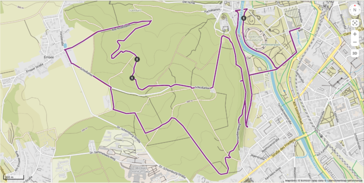 Komoot Collection Höhlerfestlauf und Höhlerfestcross